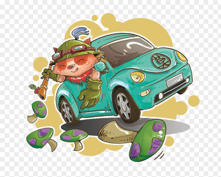 Driving Dirty Little Bear League Of Legends Download Hero Icon PNG