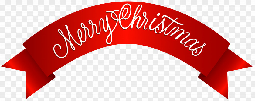 Merry Christmas Banner Clip Art Image PNG