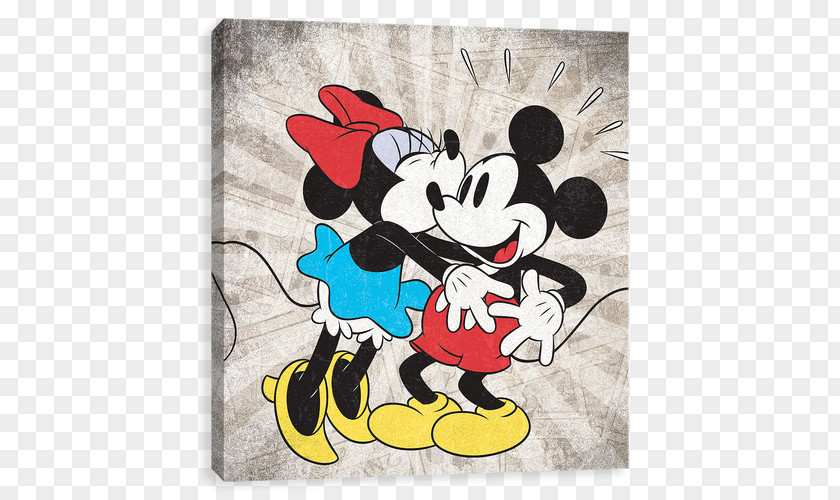 Minnie Mouse Mickey Canvas Print Drawing PNG