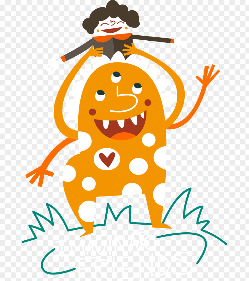 Vector Cartoon Monster Comics Illustration PNG