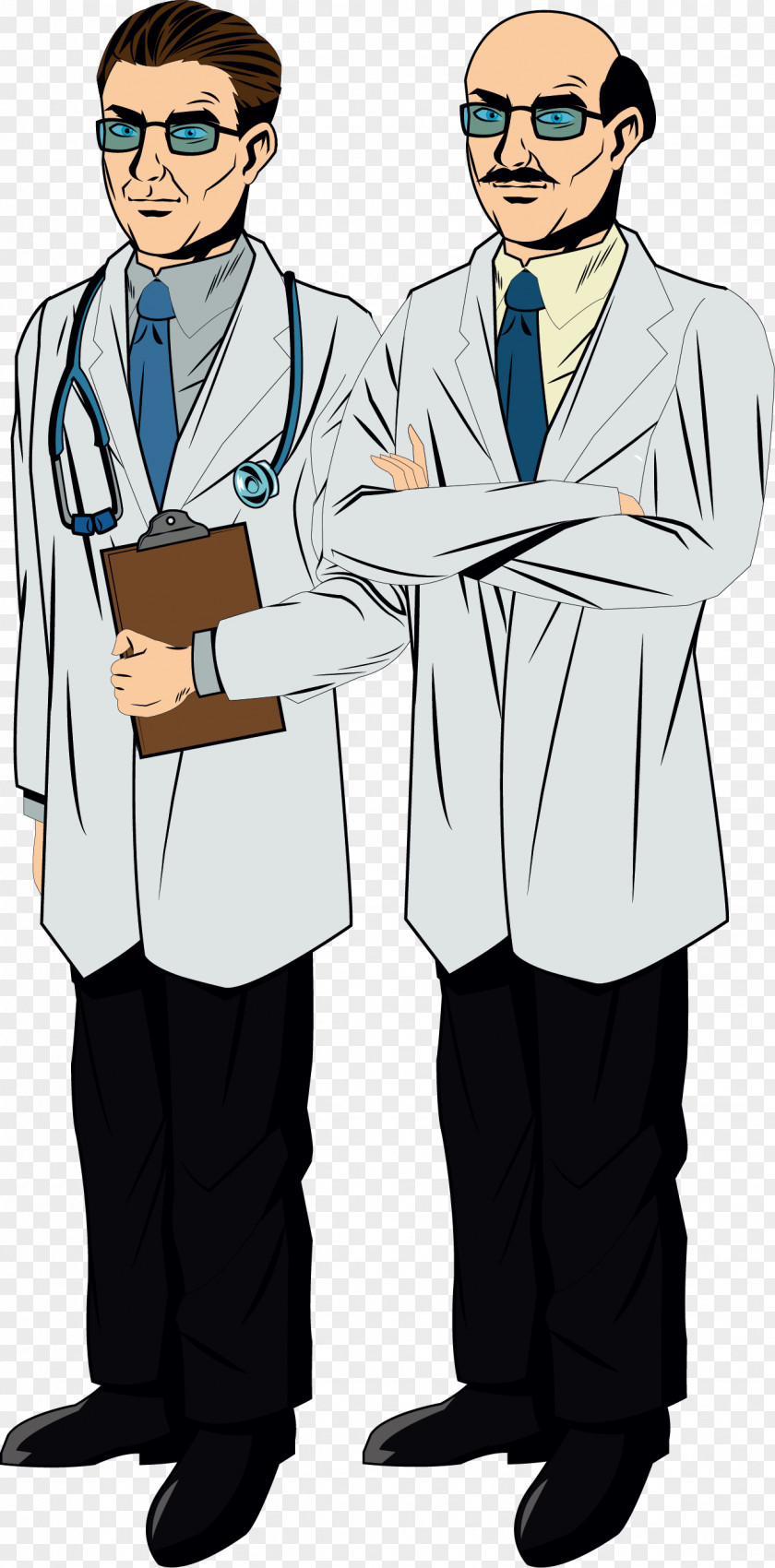 Vector Doctor Cartoon Physician Illustration PNG