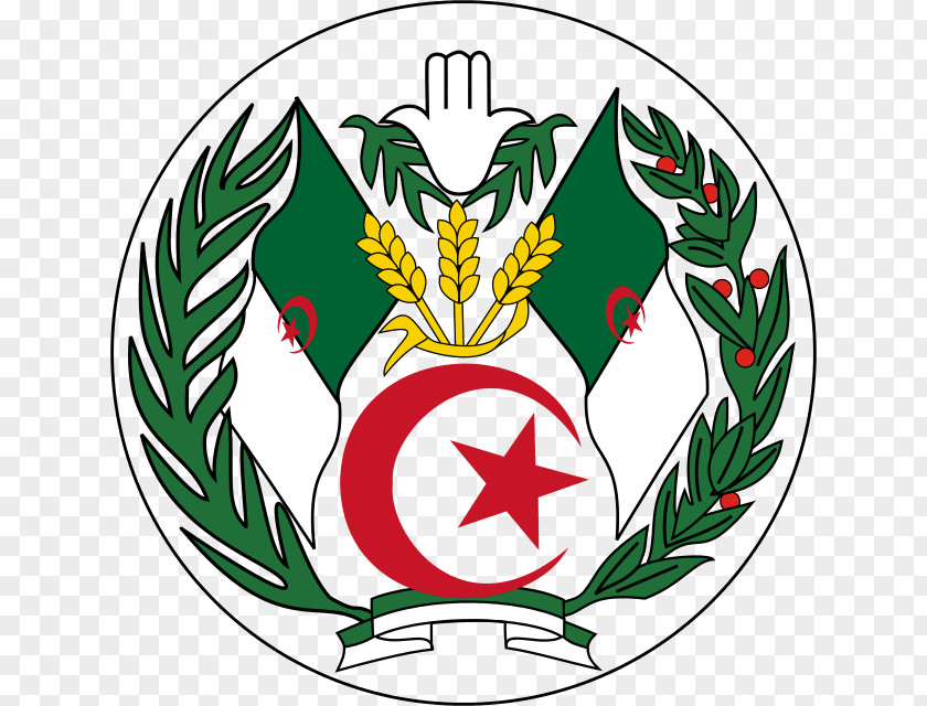 Algeria Flag French Emblem Of Coat Arms PNG
