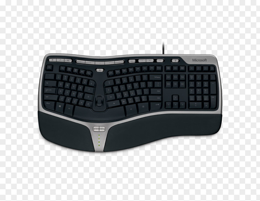 Microsoft Computer Keyboard Natural Ergonomic 4000 Polonais PNG