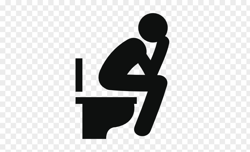 Sitting Man Public Toilet Bathroom Portable & Bidet Seats PNG