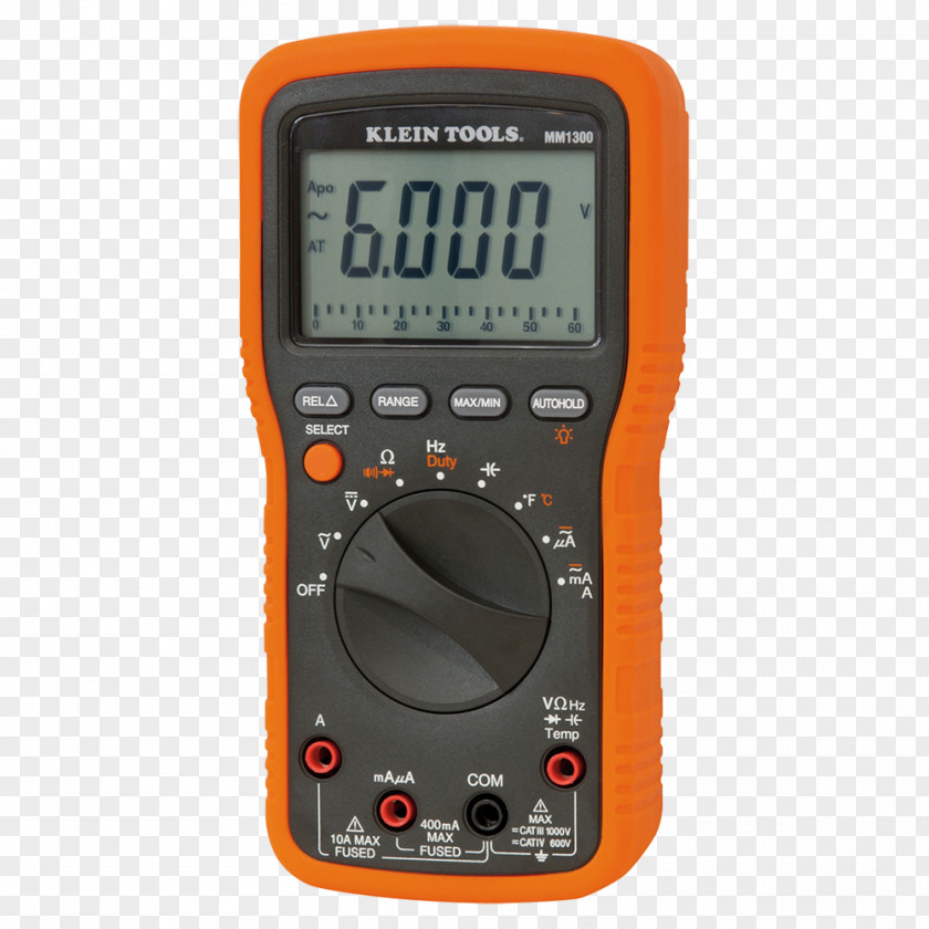ALL PRODUCT Multimeter Klein Tools Electrician Measurement Category PNG