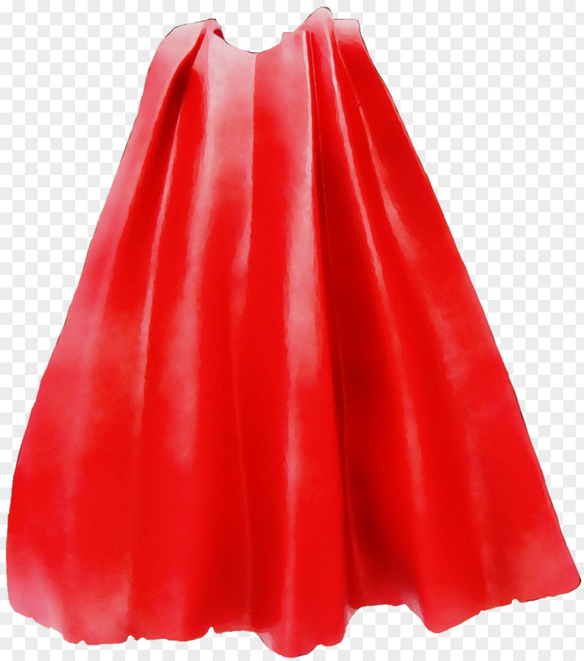 Cape Satin Red Clothing Costume A-line Outerwear PNG