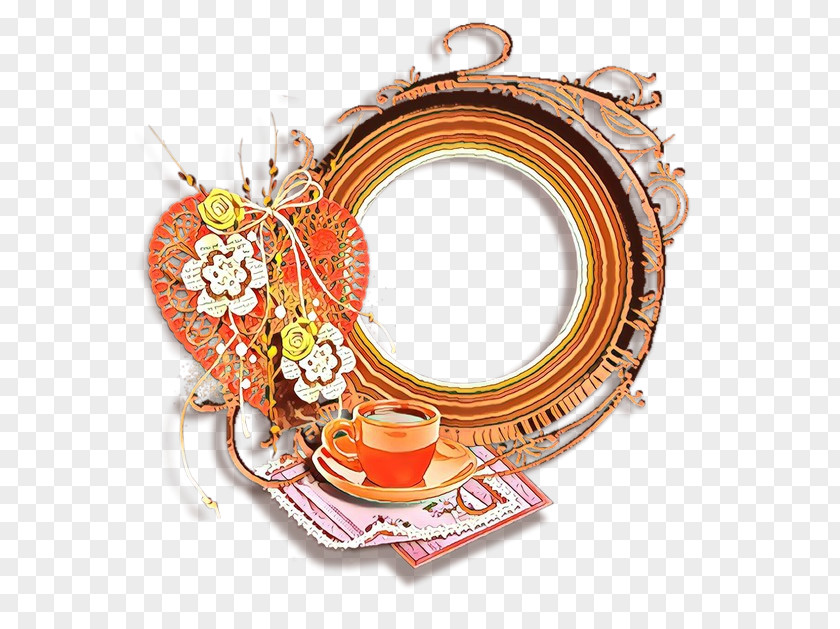 Jewellery Pendant Orange PNG