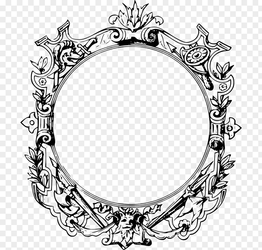 Ornate Picture Frames Ornament Clip Art PNG