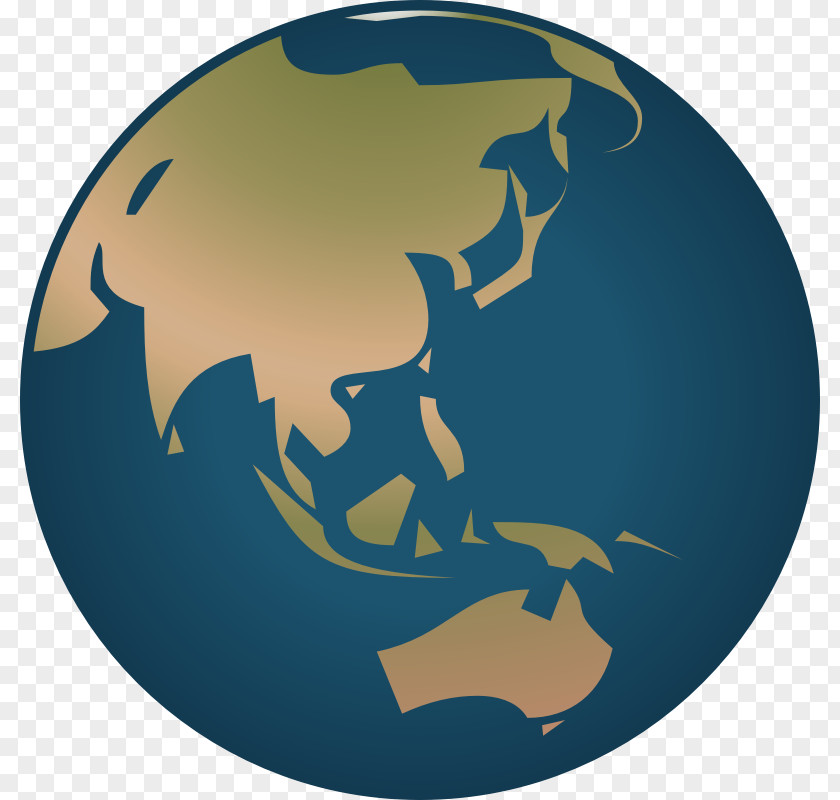 Picture Of A Globe Asia Oceania World Clip Art PNG