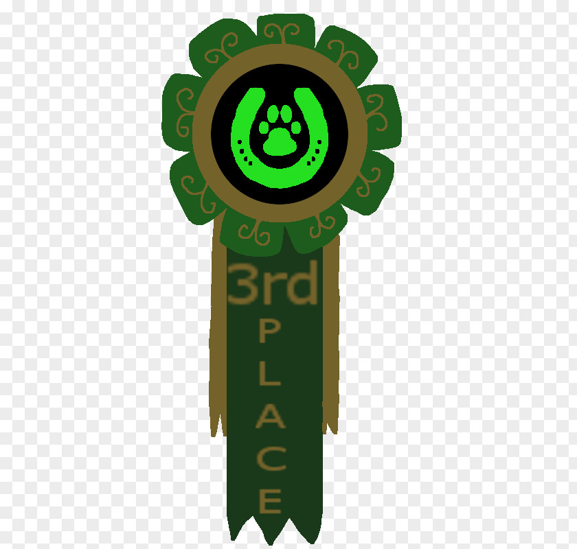 Third Place Green Logo Clip Art PNG