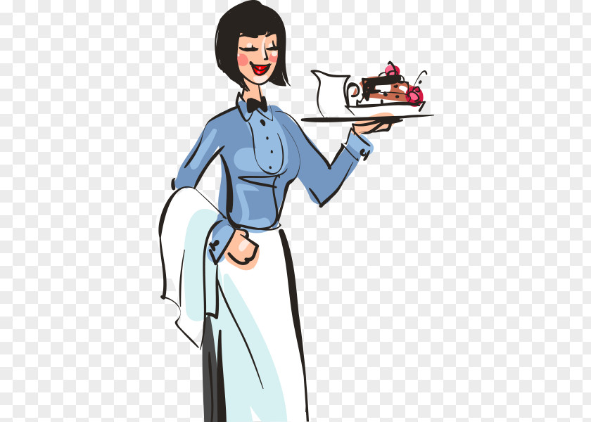 Waiter Restaurant Clip Art PNG