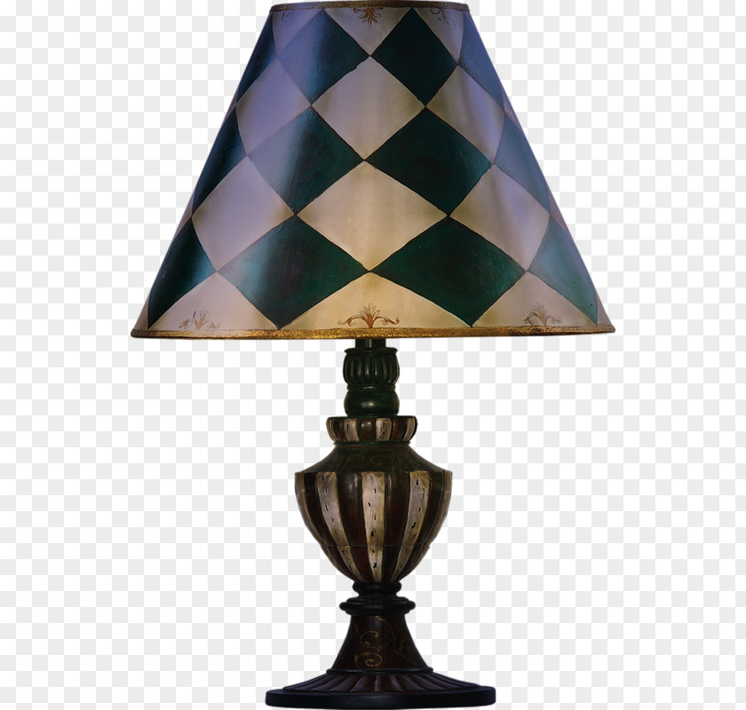 Western Classical Painted Lamp PNG
