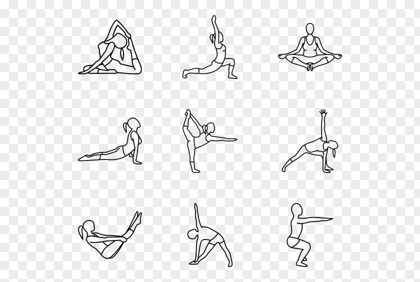 Yoga Pilates Clip Art PNG