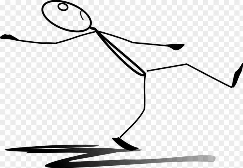 Falling Stick Figure Clip Art PNG