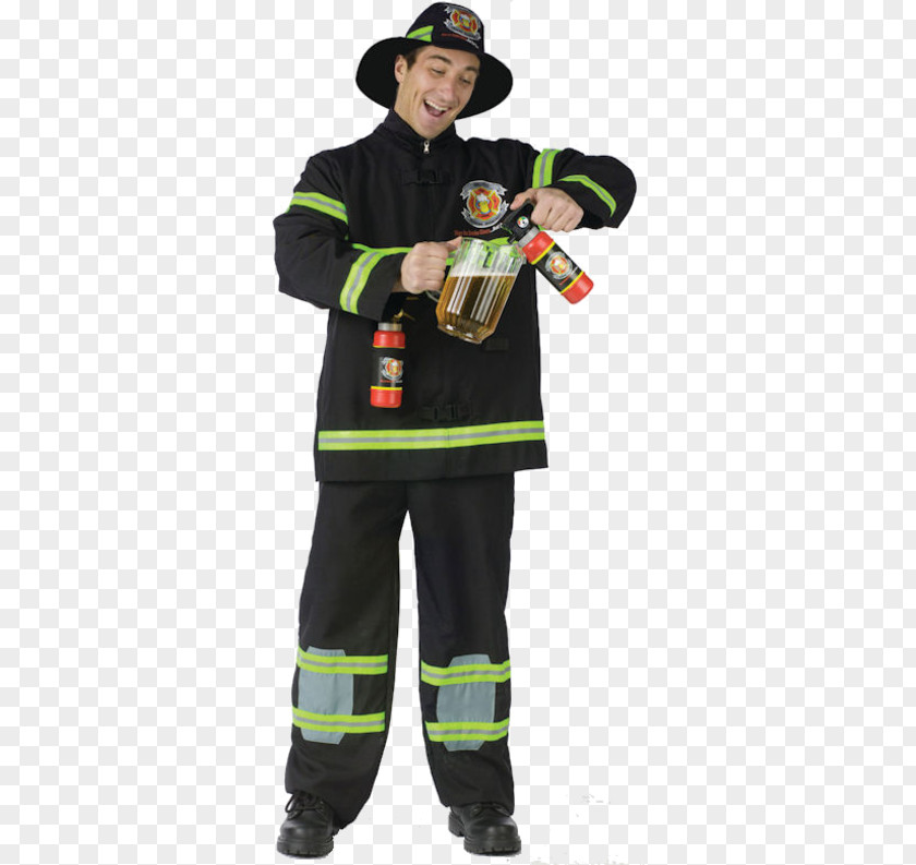 Firefighter Costume Beer Fire Extinguishers PNG