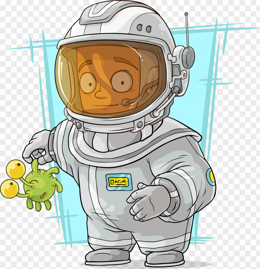 Holding Crab Astronaut Vector Material Cartoon Royalty-free Illustration PNG