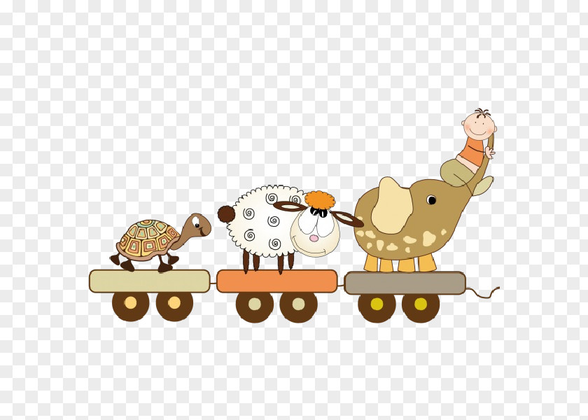 Train Drawing Cartoon PNG