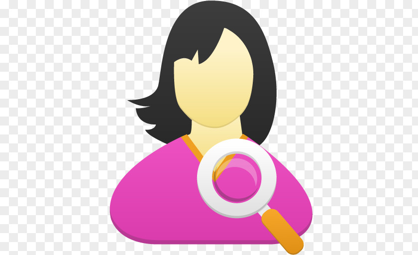Woman User Icon Design PNG