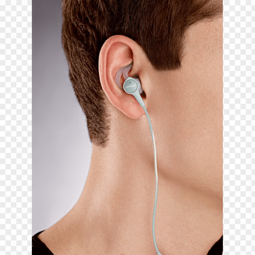 Headphones Earring Microphone Chin Turquoise PNG