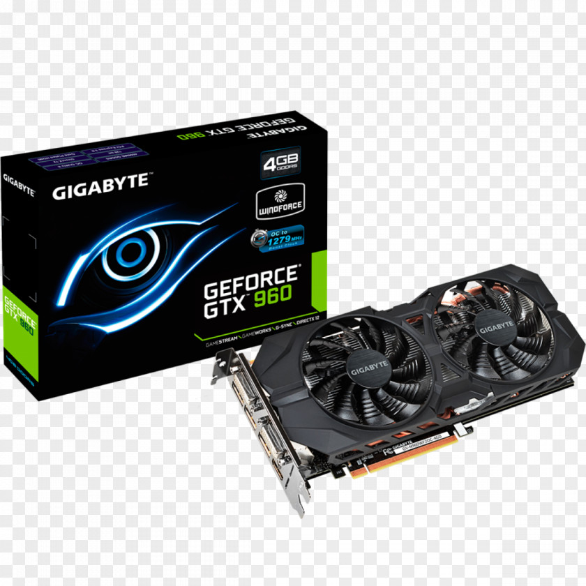 Nvidia Graphics Cards & Video Adapters GeForce GTX 660 GDDR5 SDRAM Gigabyte Technology PNG