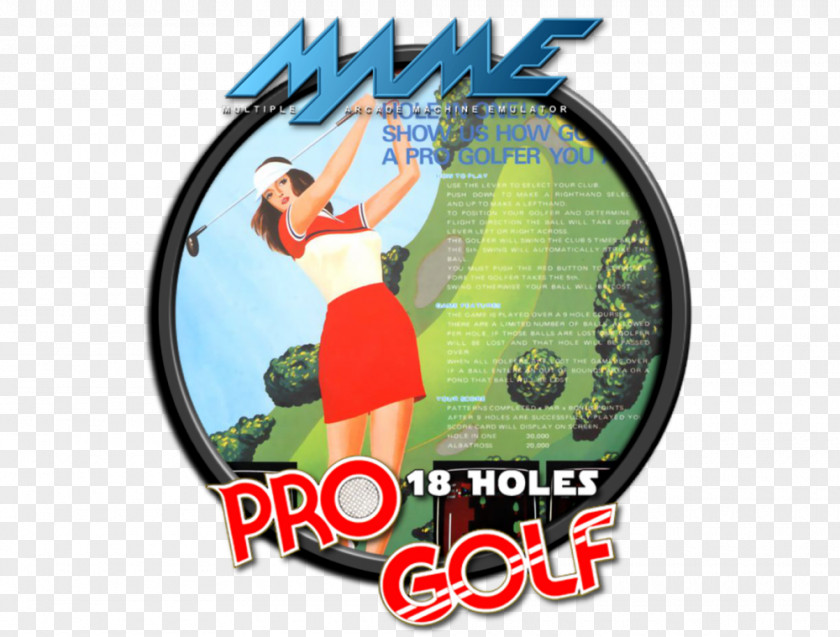Professional Golfer Logo Brand Recreation Font PNG