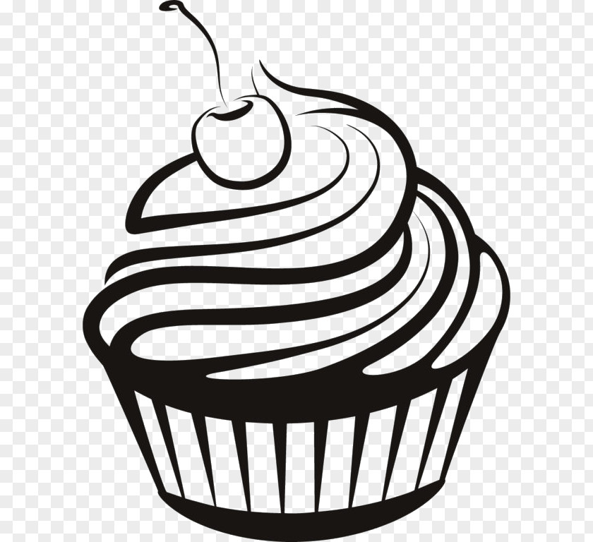 Cupcake Drawing Clip Art PNG