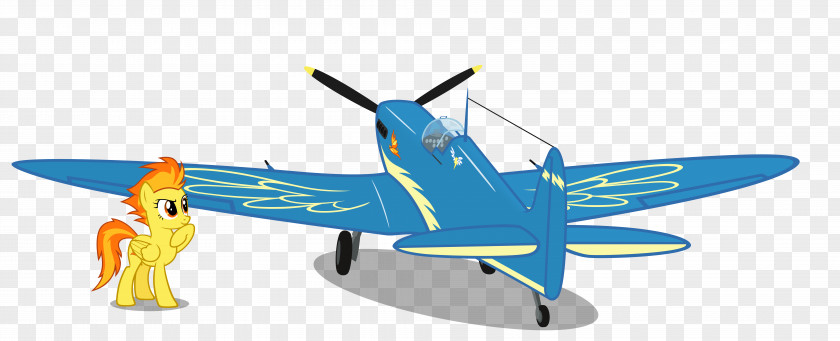 Plane Supermarine Spitfire Airplane My Little Pony Aircraft PNG