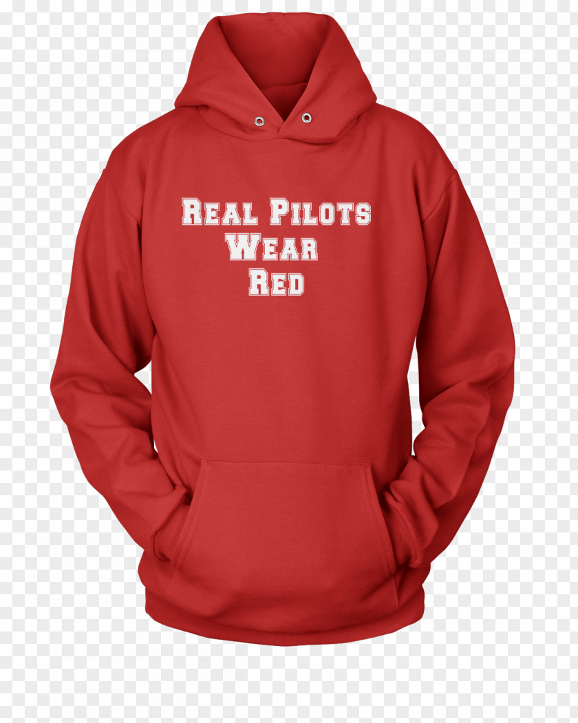 Red Hoodie T-shirt Clothing Sizes PNG