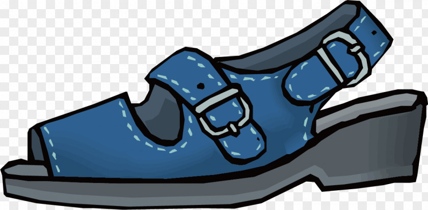 Blue Vector Ms. Sandals Slipper Shoe Sandal PNG