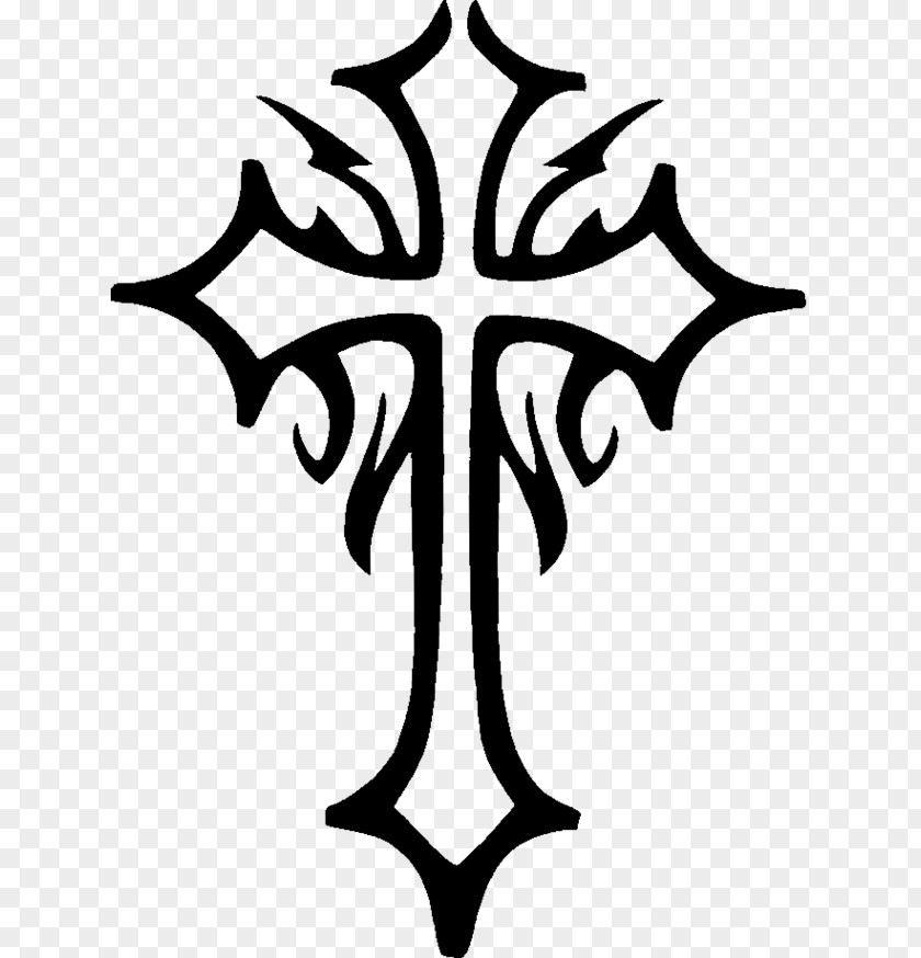 Christian Cross Tattoo Art Stencil Celtic PNG