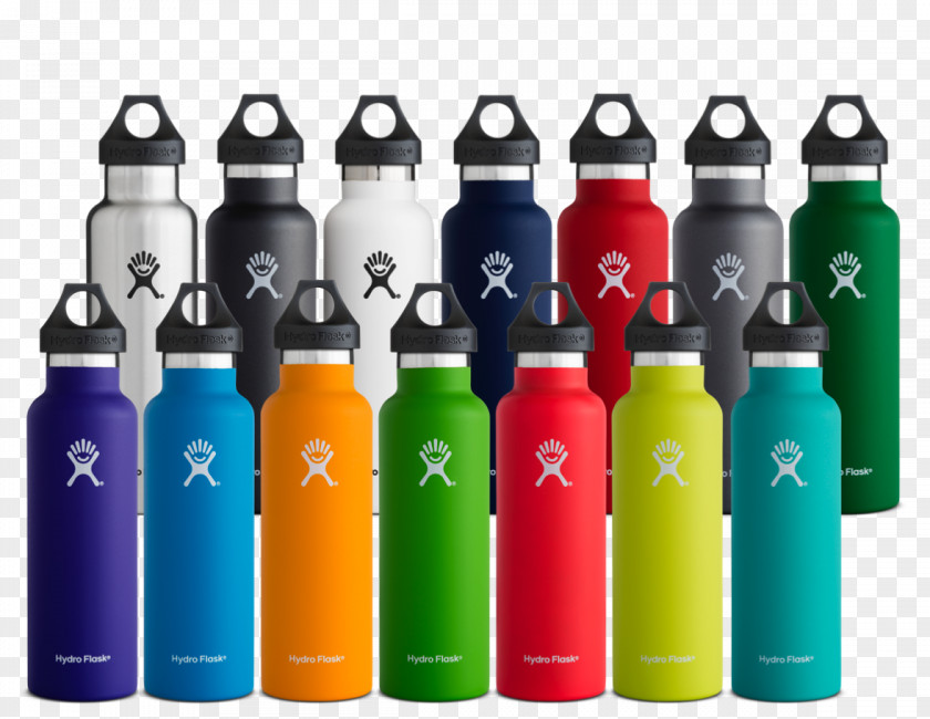 Color Collection Coral Hydro Flask Water Bottles Hip PNG