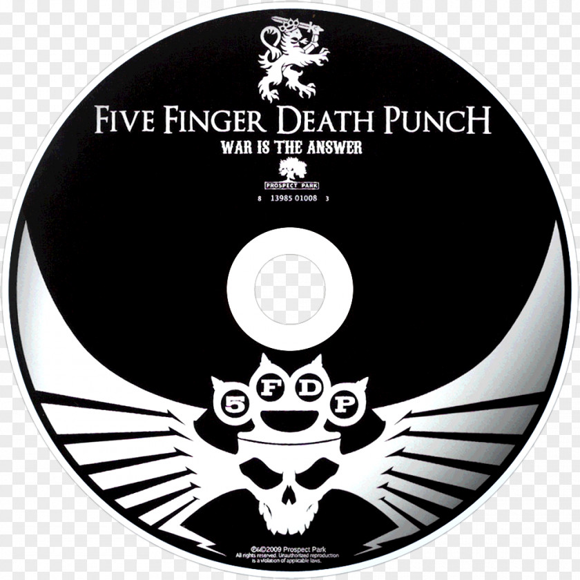 Five Finger Death Punch Compact Disc War Is The Answer Way Of Fist American Capitalist PNG