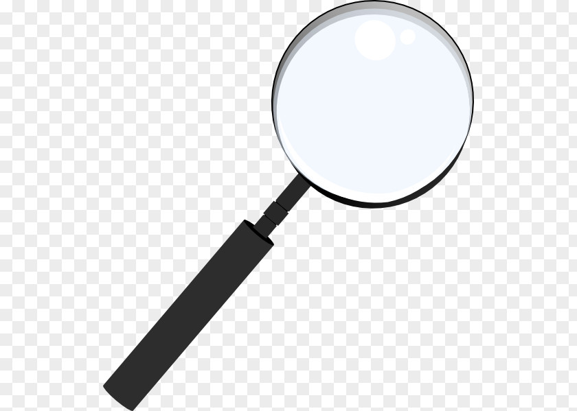 Magnifier Cliparts White Material Black And PNG