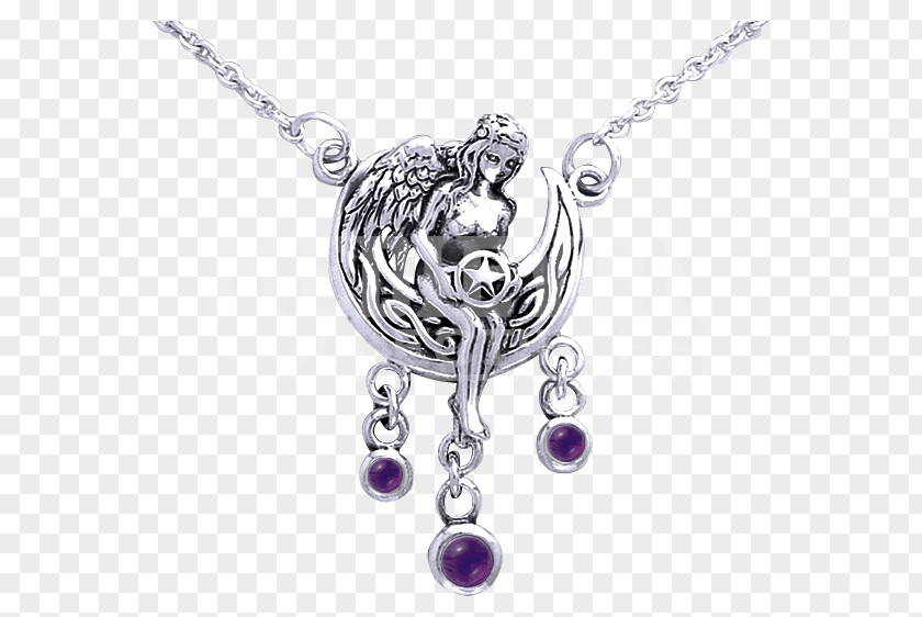 Necklace Amethyst Locket Silver Jewellery PNG
