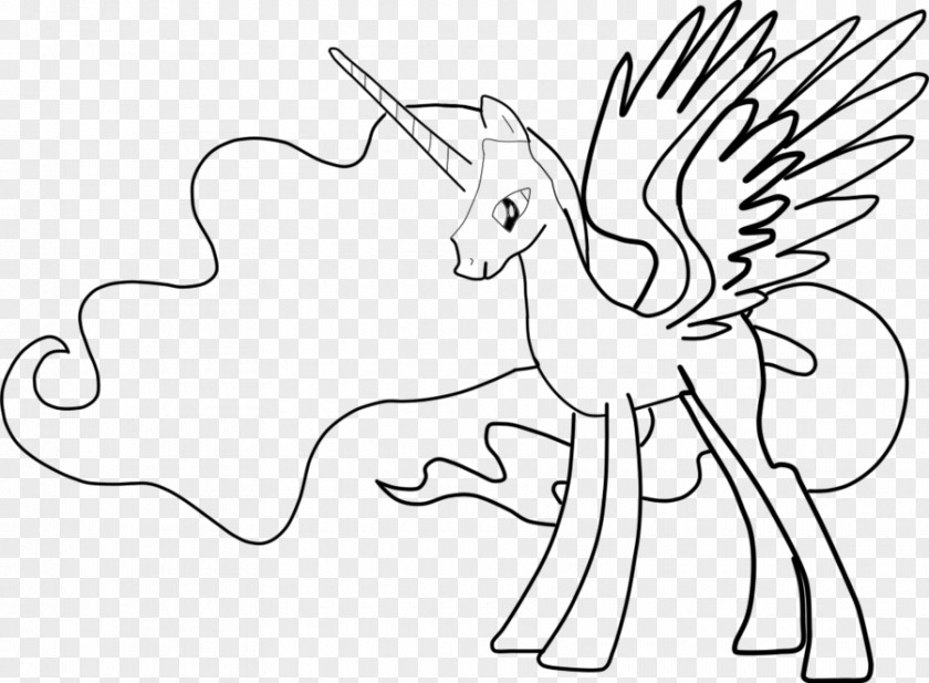 Painting Black And White Drawing Winged Unicorn Line Art PNG