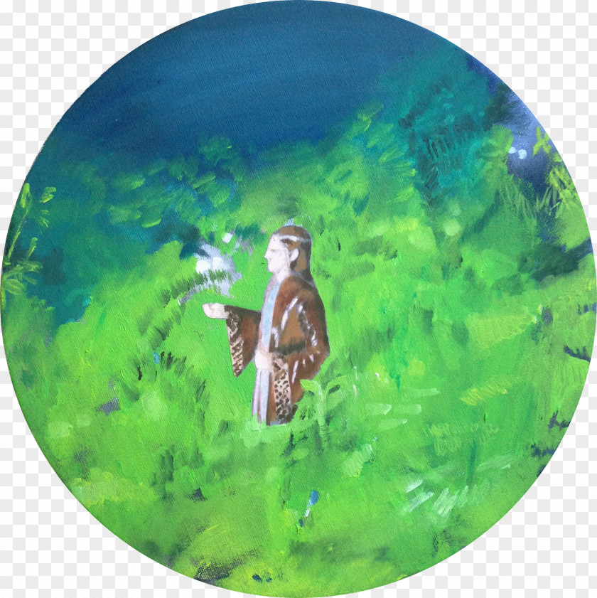 Painting Elrond Rivendell Oil PNG