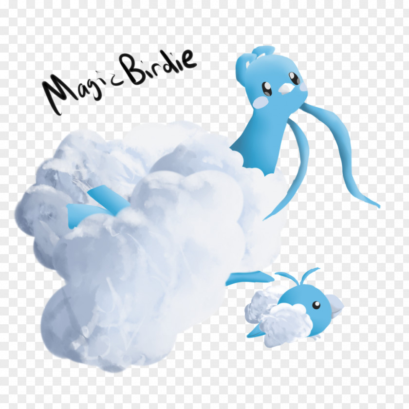 Pokemon Altaria Marine Mammal Figurine PNG