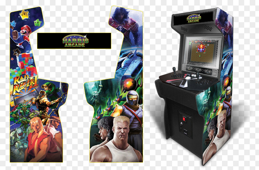 Arcade Classic Cabinet Game Video MAME PNG