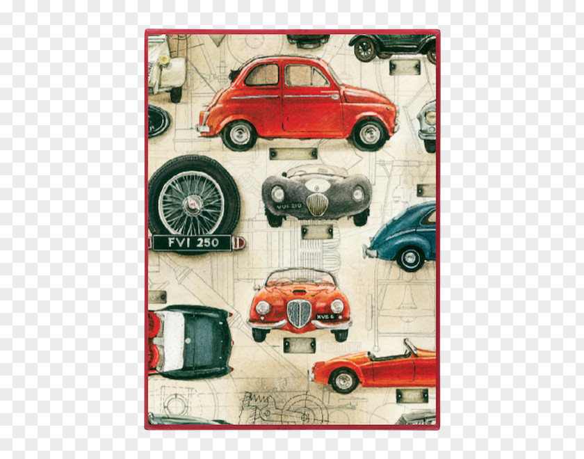 Car Vintage Paper Greeting & Note Cards Classic PNG