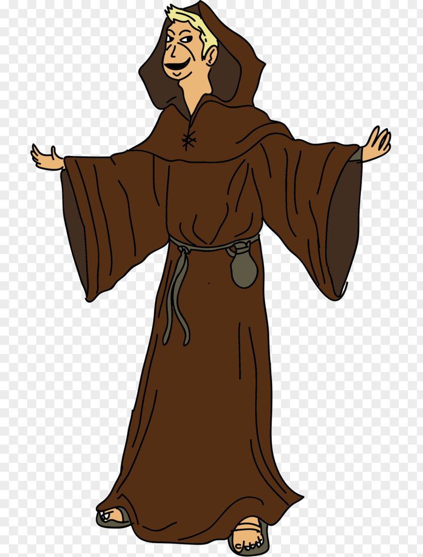 Palha Robe Costume Design Cartoon PNG