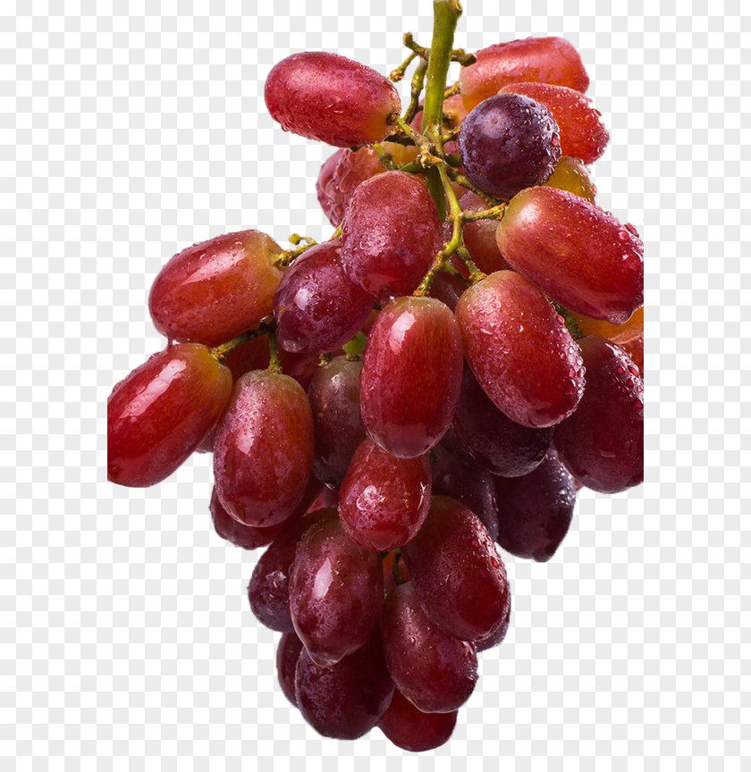 A String Of Red Grapes Grape Kyoho Zante Currant Berry Seedless Fruit PNG