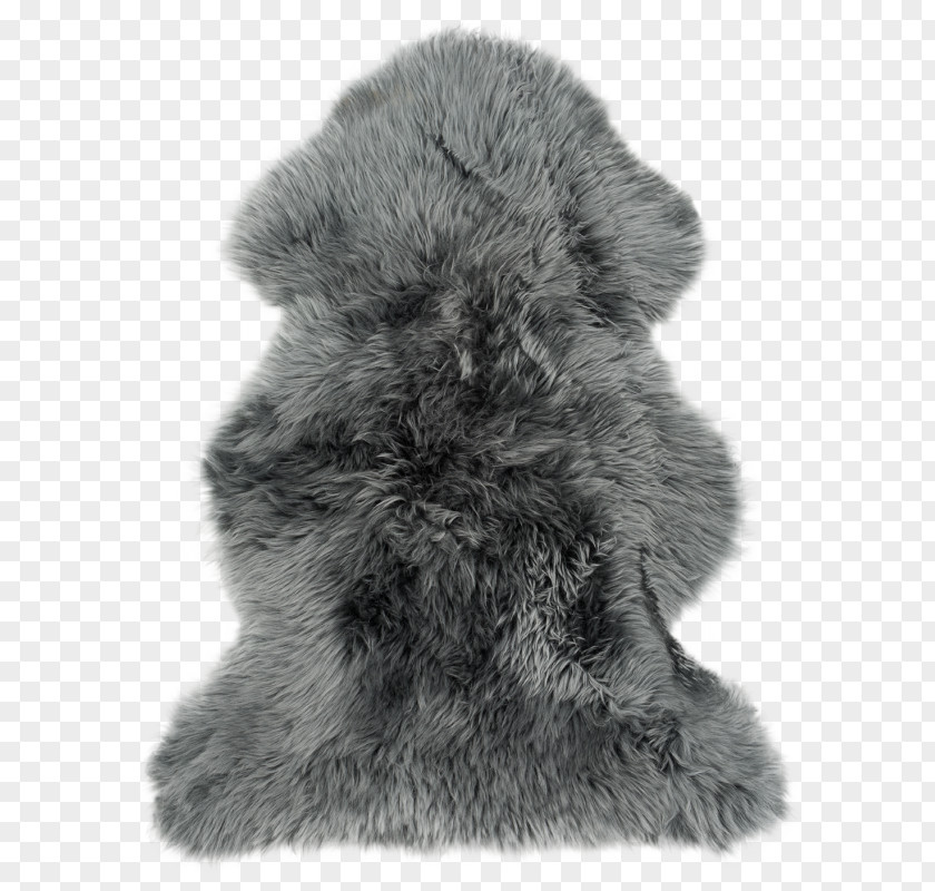 Carpet Sheepskin Fur Bont Grey PNG