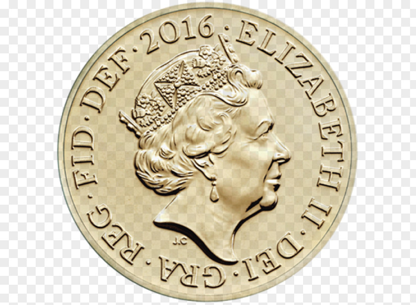 Coin Royal Mint One Pound Sterling Two Pounds PNG