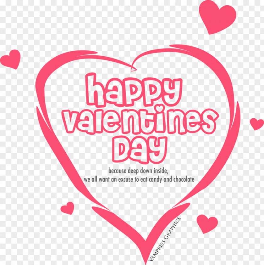 Happy Valentine's Day Poster Clip Art Logo Pink M Text PNG