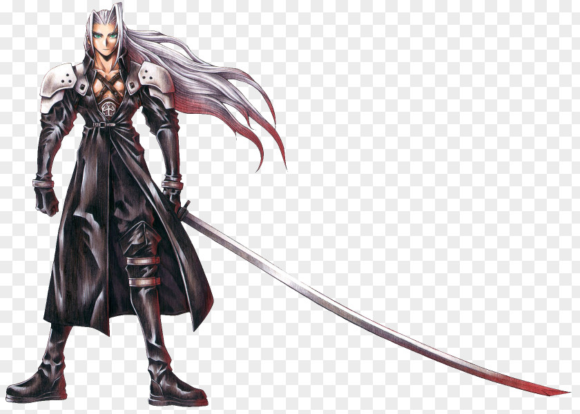 Tetsuya Naito Final Fantasy VII Sephiroth Cloud Strife Dissidia Aerith Gainsborough PNG