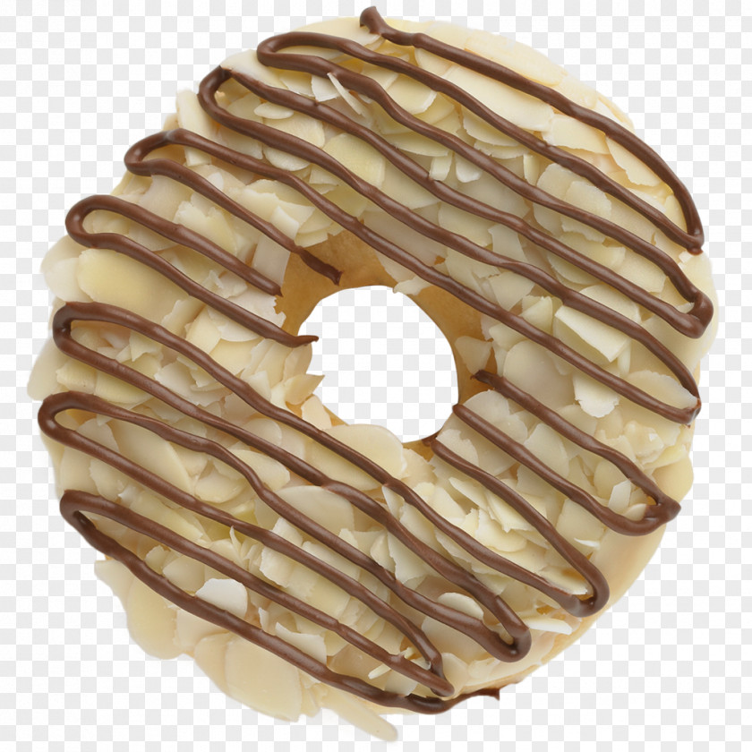 Almond Donuts Chocolate Praline Dulce De Leche Food PNG