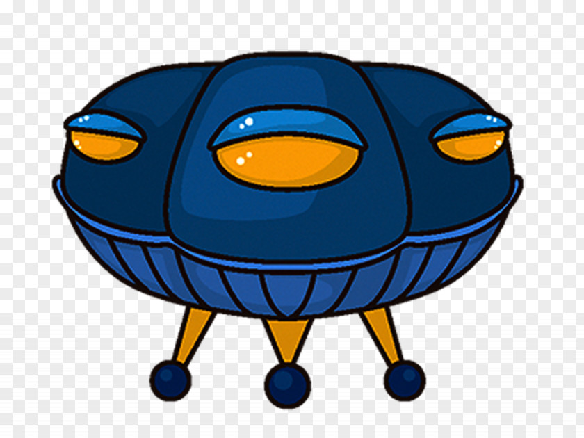 Cartoon Cute Spacecraft Unidentified Flying Object Icon PNG