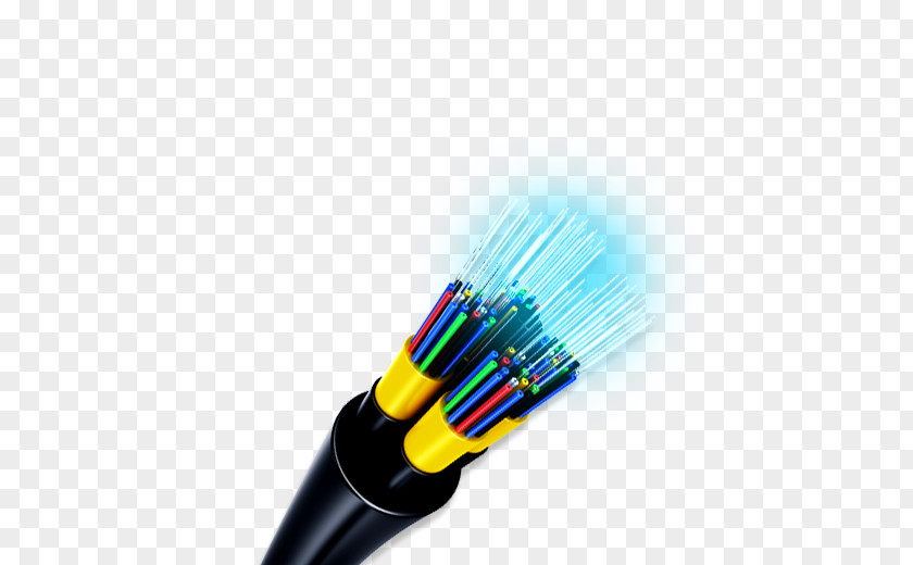 Fast Ethernet Optical Fiber Cable Optics Fiber-optic Communication PNG