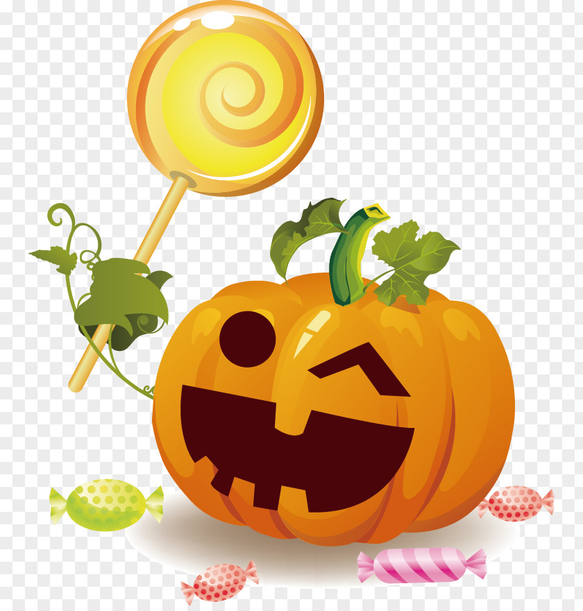 Happy Halloween Jack-o'-lantern Pumpkin Clip Art PNG