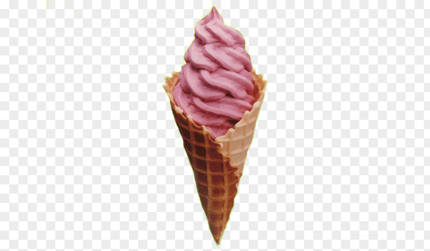 Ice Cream Cone Strawberry PNG